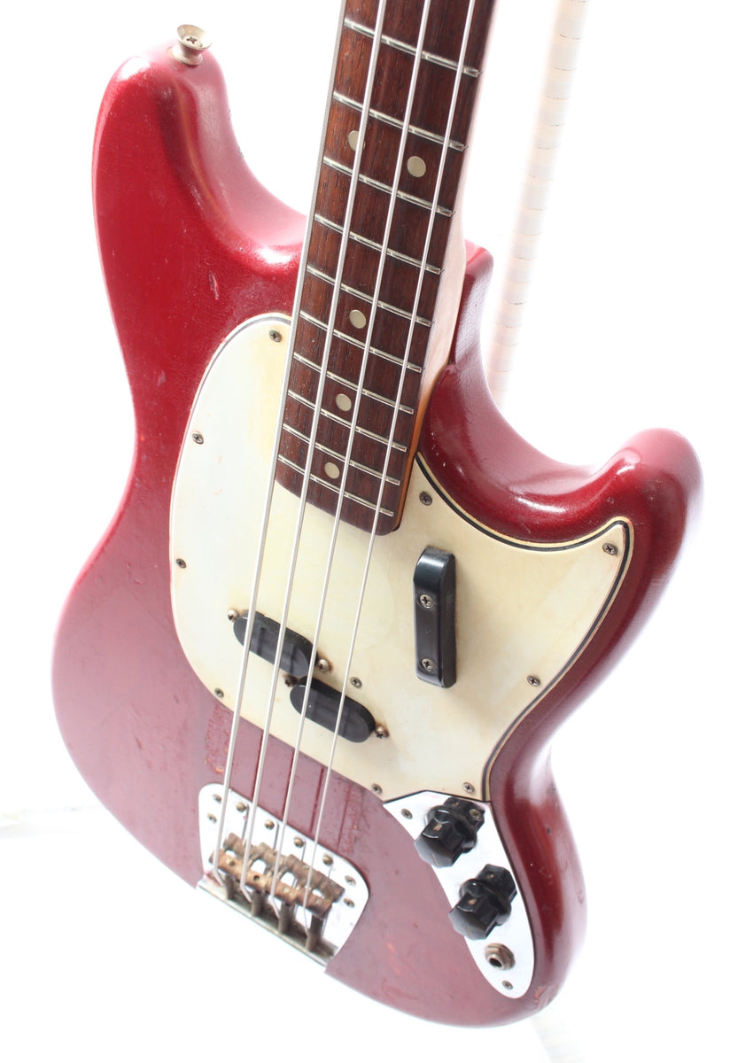 1967 Fender Mustang Bass Red Yeahmans Vintage And Used Guitars 1881