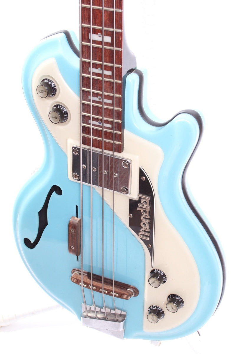 2000s Italia Mondial Classic Bass Blue Yeahman S Vintage And Used Guitars