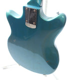 1960s Teisco BS-101 metallic blue