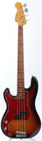 1990 Fender Precision Bass 62 Reissue Lefty sunburst