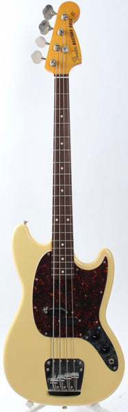 2004 Fender Mustang Bass yellow white