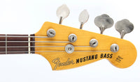 2004 Fender Mustang Bass yellow white