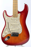 2004 Fender Stratocaster American Deluxe Lefty cherry sunburst