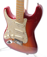 2004 Fender Stratocaster American Deluxe Lefty cherry sunburst