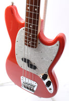 1999 Fender Mustang Bass fiesta red