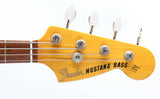 1999 Fender Mustang Bass fiesta red