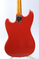 1999 Fender Mustang Bass fiesta red