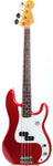 2002 Fender Precision Bass 62 Reissue candy apple red