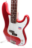 2002 Fender Precision Bass 62 Reissue candy apple red