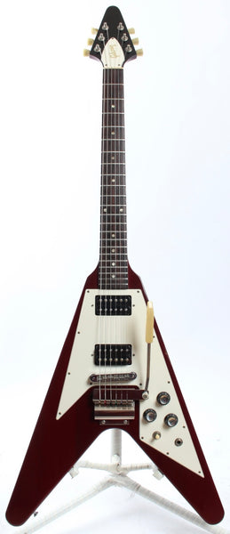 1995 Gibson Flying V '67 Reissue Maestro Vibrola cherry red