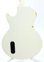 2023 Custom Les Paul Junior polaris white over  tv yellow