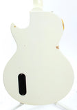 2023 Custom Les Paul Junior polaris white over  tv yellow