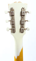 2023 Custom Les Paul Junior polaris white over  tv yellow