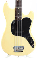 1975 Fender Musicmaster Bass white