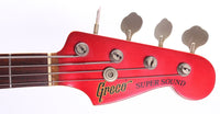 1981 Greco Super Sounds 32" Scale Precision Bass candy apple red