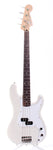 1993 Squier by Fender Japan Precision Bass olympic white