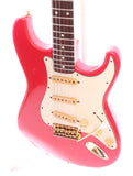 1992 Fender Stratocaster 62 Reissue gold hardware fiesta red