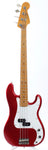 1989 Fender Precision Bass 57 Reissue candy apple red