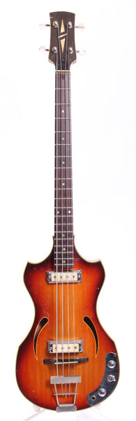 1960s Klira Twen Star Bass 162/2 sunburst