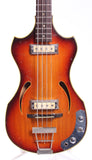 1960s Klira Twen Star Bass 162/2 sunburst